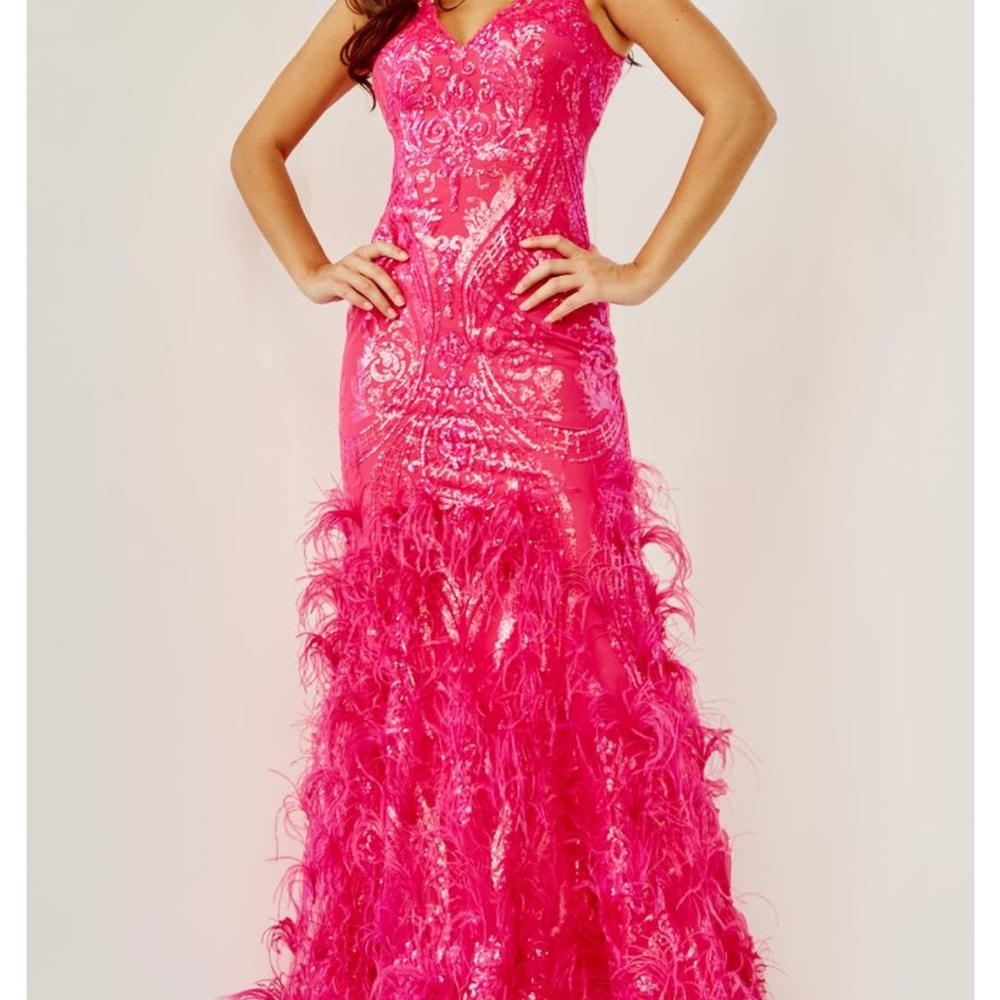 Jovani Evening Gown prom dress pink